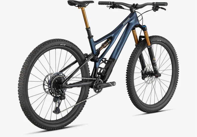 2021 Specialized Stumpjumper Pro FSR Mountain Bike - Gloss Cast Blue Metallic/Ice Blue/Carbon-1